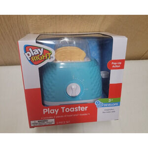 Play Right Play Toaster Pop-Up Action Imagination Fine Motor Skills